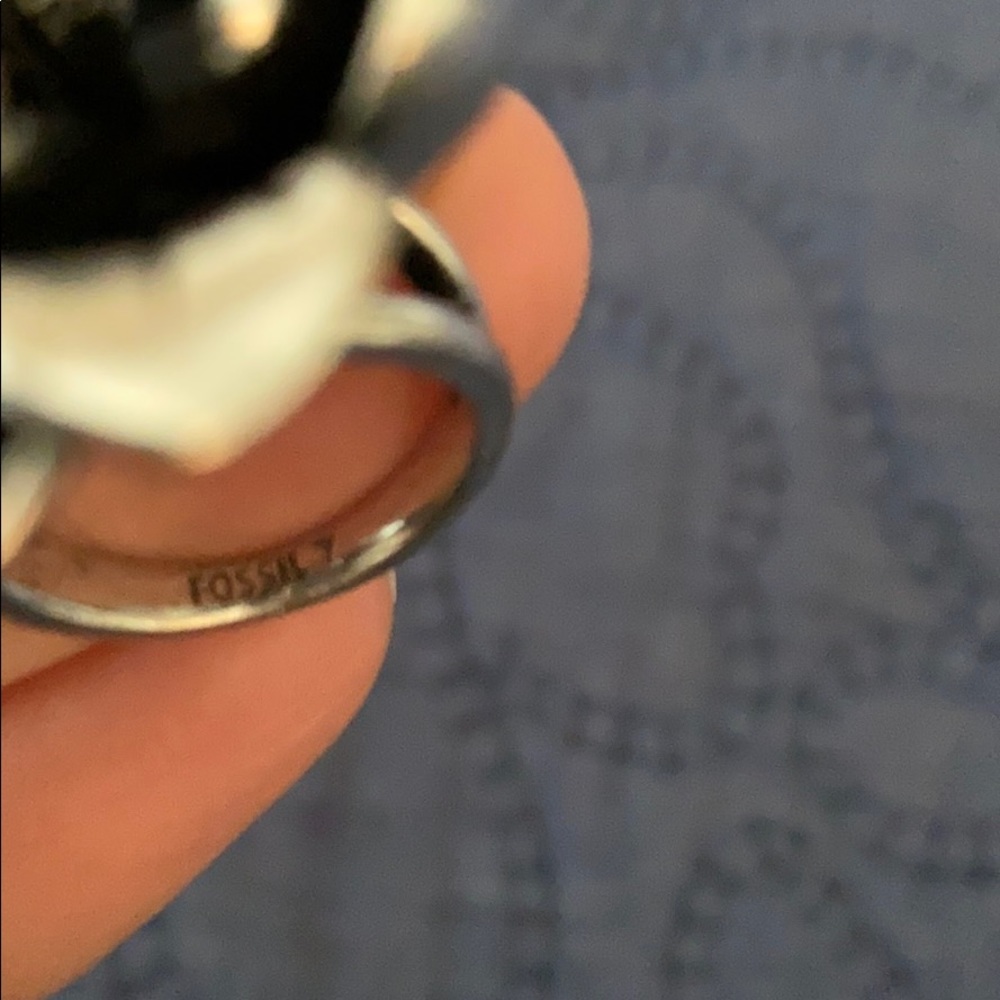 Fossil silver ring - Picture 3 of 3